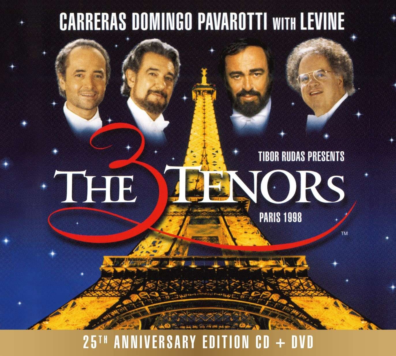 PAVAROTTI/DOMINGO/CARRERA - THREE TENORS PARIS 1998 (25TH ANNIVERSARY)