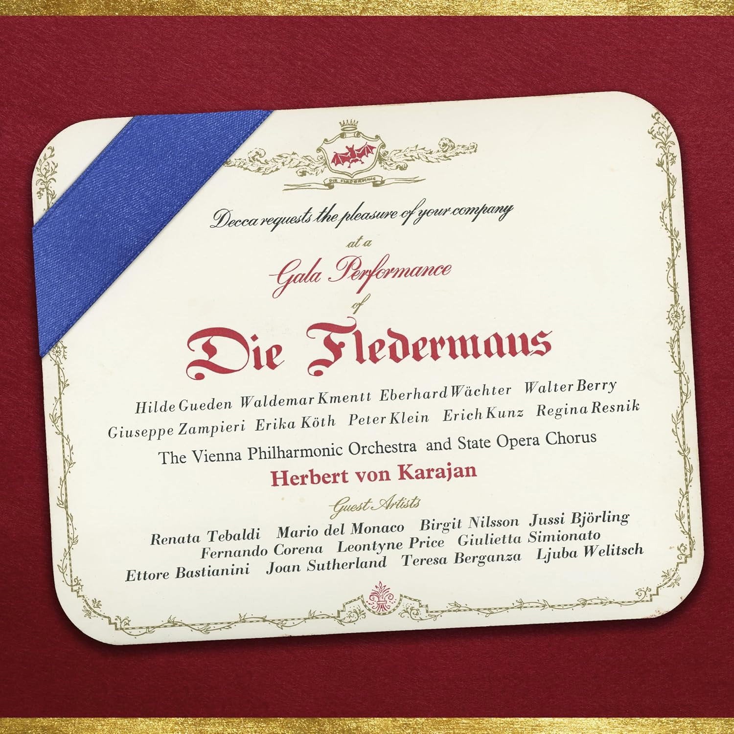 WIENER PHILHARMONIKER & HERBERT VON KARAJAN - STRAUSS: DIE FLEDERMAUS (2SACD)