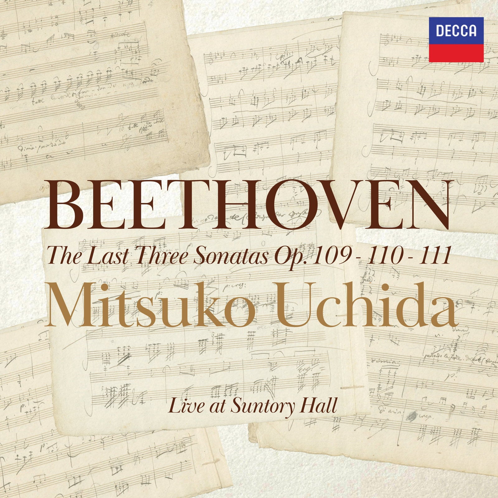 UCHIDA,MITSUKO - BEETHOVEN: PIANO SONATAS, OPP. 109, 110 & 111