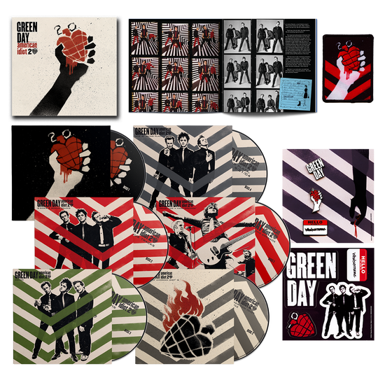 GREEN DAY - AMERICAN IDIOT (20TH ANNIVERSAY/DELUXE SET/8-COLOR VINYL/BLU-RAY)