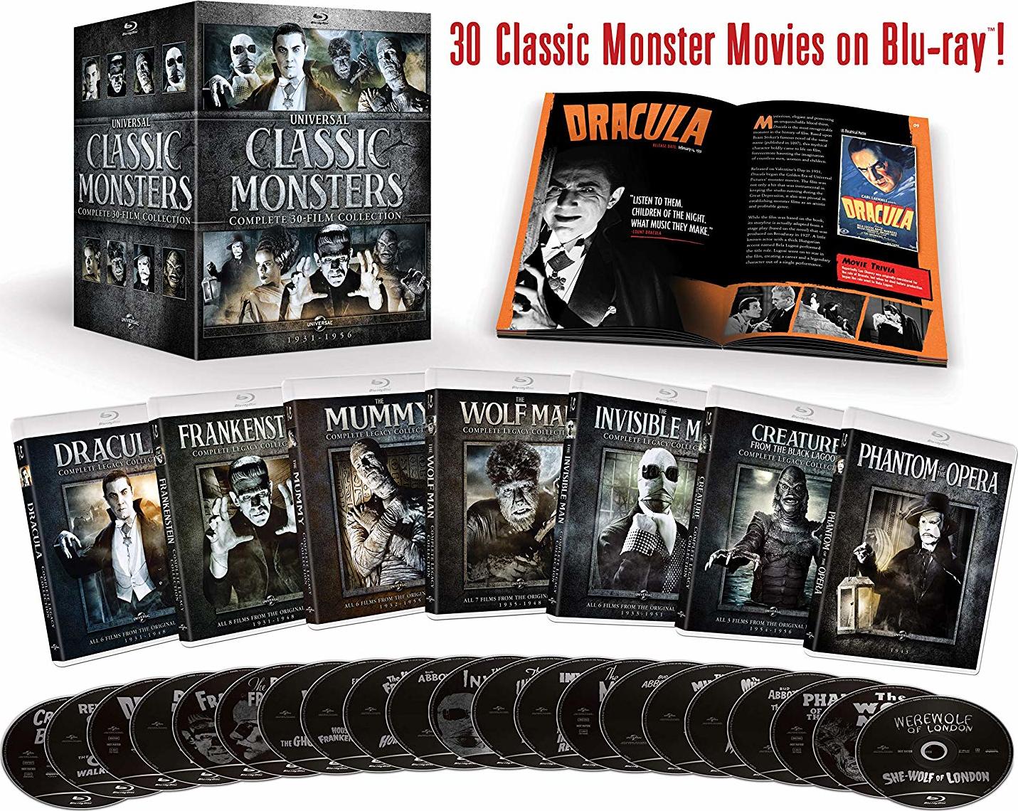 UNIVERSAL CLASSIC MONSTERS: COMPLETE 30-FILM COLLECTION - UNIVERSAL CLASSIC MONSTERS: COMPLETE 30-FILM COLLECTION