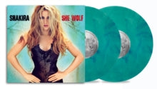 Shakira - She Wolf (2lp/Sea Glass Adorned With Turquoise Swirls Vinyl)