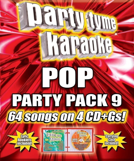 PARTY TYME KARAOKE - POP PARTY PACK 9 (4CD)