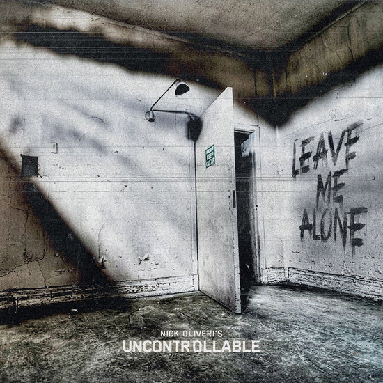 NICK OLIVERI'S UNCONTROLLABLE - LEAVE ME ALONE (TRANSPARENT W/ BLUE/ORANGE SPLATTER VINYL)