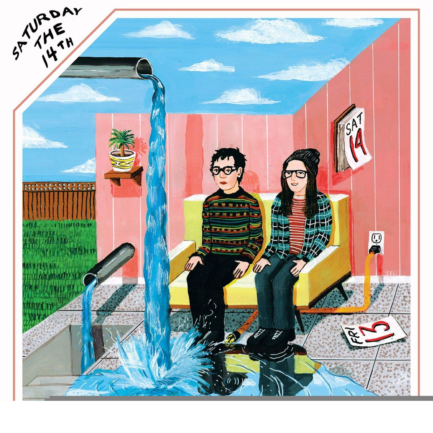 PARTNER - SATURDAY THE 14TH (CYAN BLUE & EASTER EGG YELLOW VINYL)