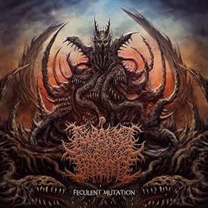 IMPALED DIVINITY - FECULENT MUTATION (BLUE WHITE BLACK SPLATTER VINYL)