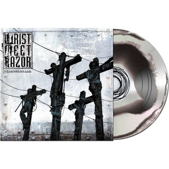 WRISTMEETRAZOR - DEGENERATION (BLACK/SILVER CORONA VINYL)