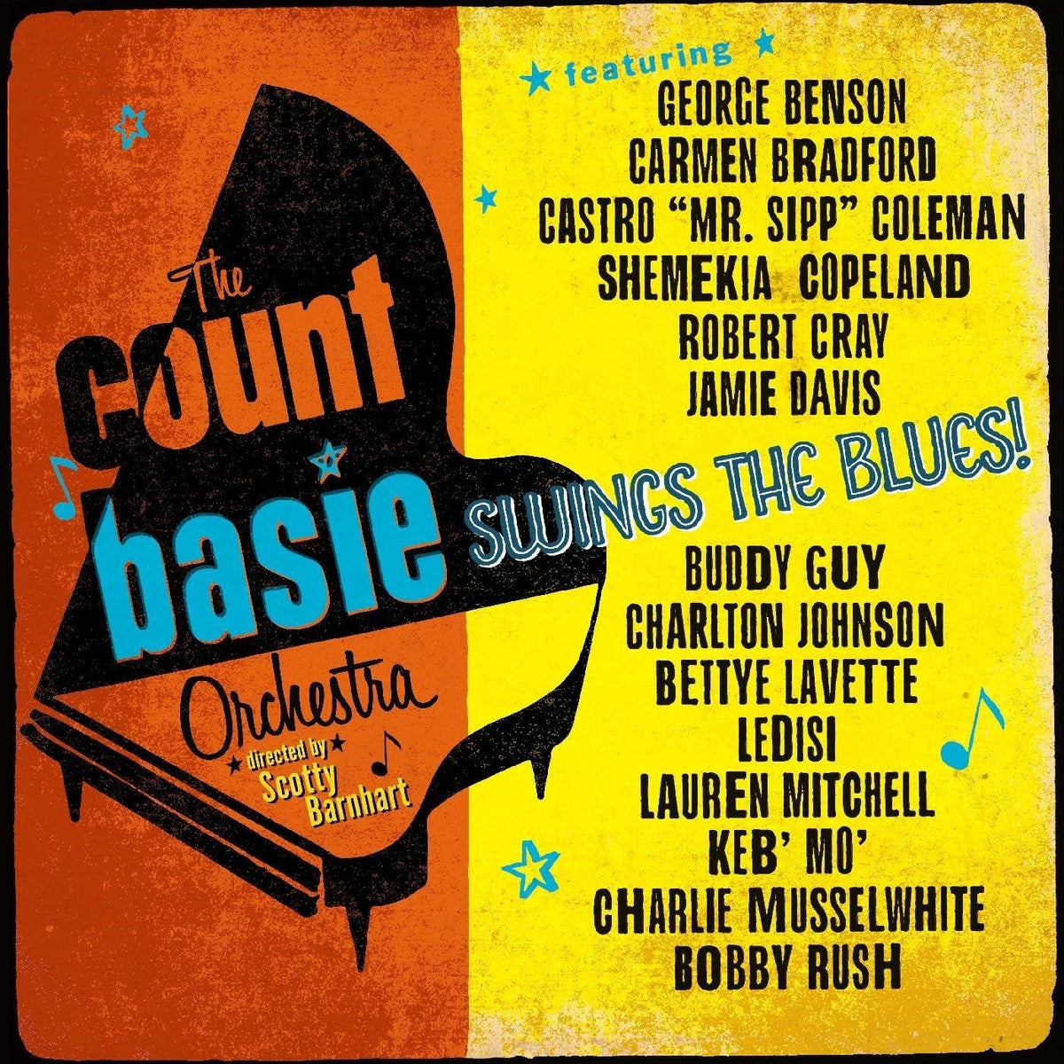 BASIE,COUNT ORCHESTRA - BASIE SWINGS THE BLUES (OPAQUE BLUE VINYL)