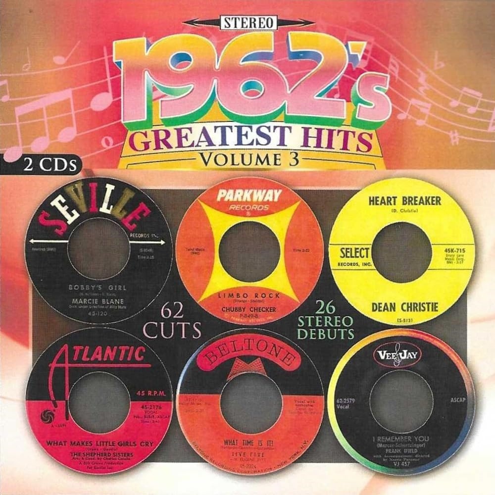VARIOUS ARTISTS - 1962'S GREATEST HITS, VOL. 3 (2CD)