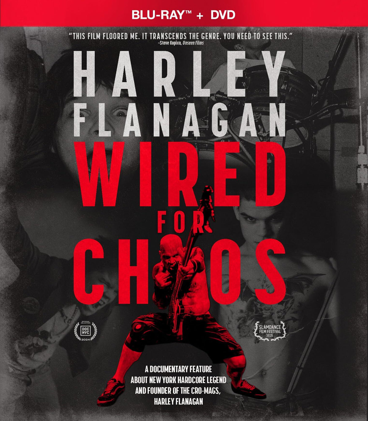 HARLEY FLANAGAN: WIRED FOR CHAOS - HARLEY FLANAGAN: WIRED FOR CHAOS (BLU-RAY/DVD)