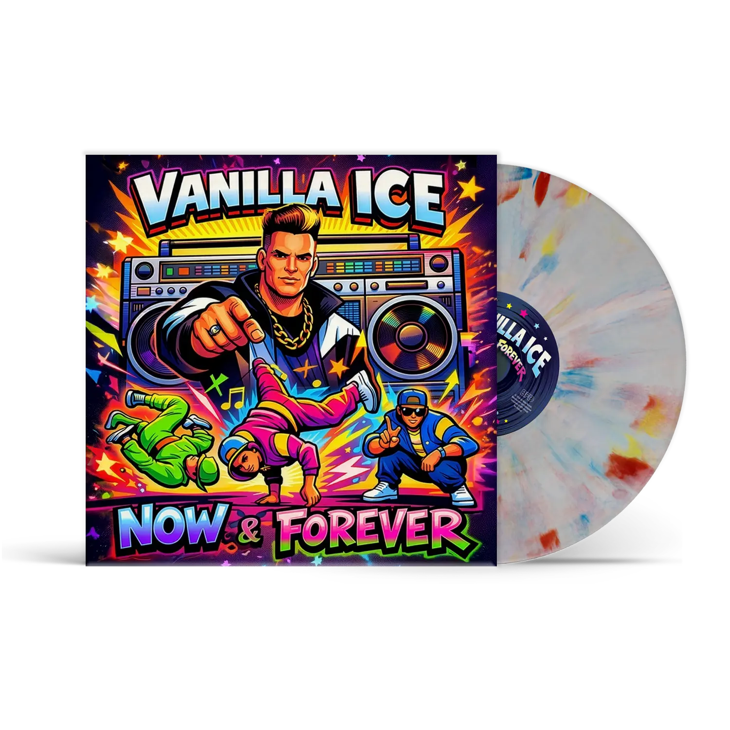 VANILLA ICE - NOW & FOREVER (WHITE MULTICOLOR VINYL)