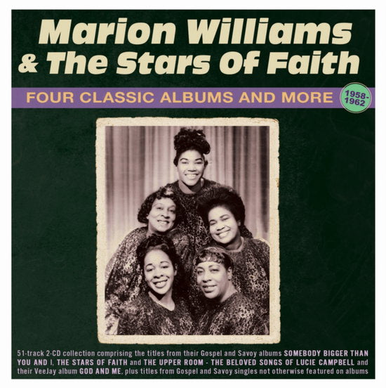 WILLIAMS,MARION & THE STARS OF FAITH - FOUR CLASSIC ALBUMS & MORE 1958-62 (2CD)