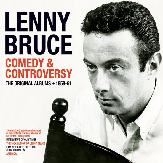 BRUCE,LENNY - COMEDY & CONTROVERSY: THE ORIGINAL ALBUMS 1958-61 (2CD)