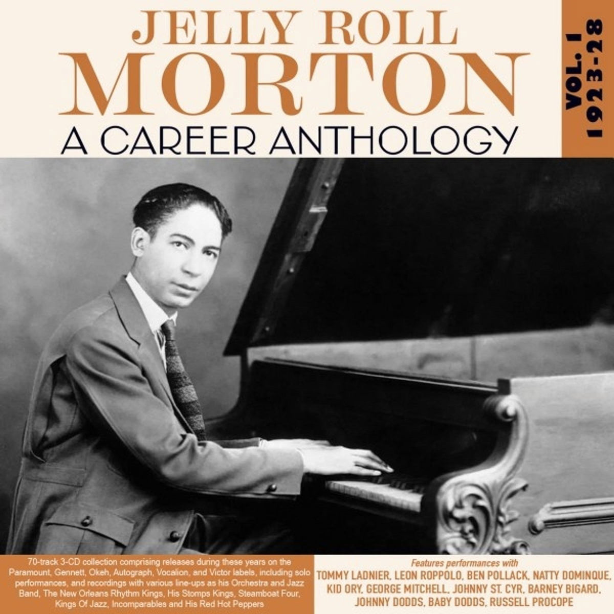 MORTON,JELLY ROLL - CAREER ANTHOLOGY VOL. 1 1923-28 (3CD)