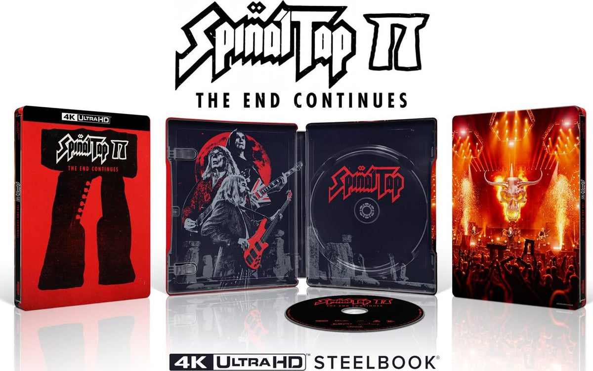 SPINAL TAP II: THE END CONTINUES (STEELBOOK) (4K ULTRA HD/BLU-RAY) - SPINAL TAP II: THE END CONTINUES (STEELBOOK) (4K ULTRA HD/BLU-RAY)