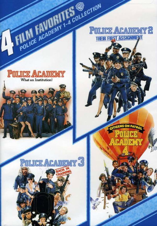 4 FILM FAVORITES: POLICE ACADEMY 1-4 - 4 FILM FAVORITES: POLICE ACADEMY 1-4
