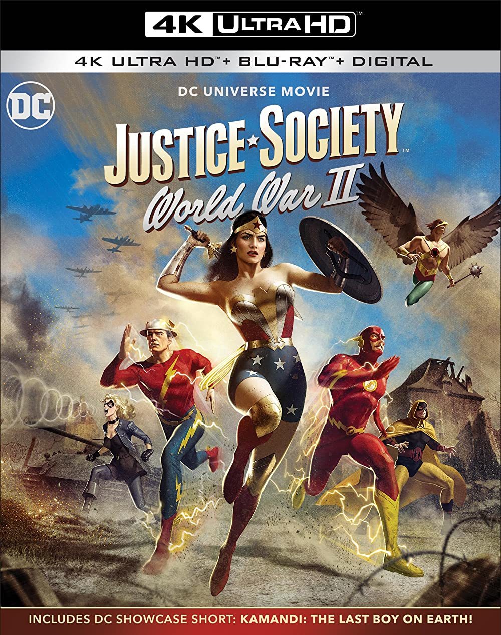 JUSTICE SOCIETY: WORLD WAR II (4K ULTRA HD/BLU-RAY) - JUSTICE SOCIETY: WORLD WAR II (4K ULTRA HD/BLU-RAY)