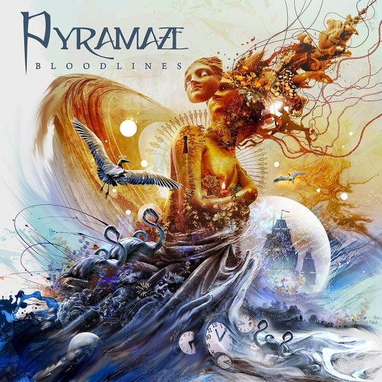 PYRAMAZE - BLOODLINES (ORANGE/BLUE MARBLED VINYL)