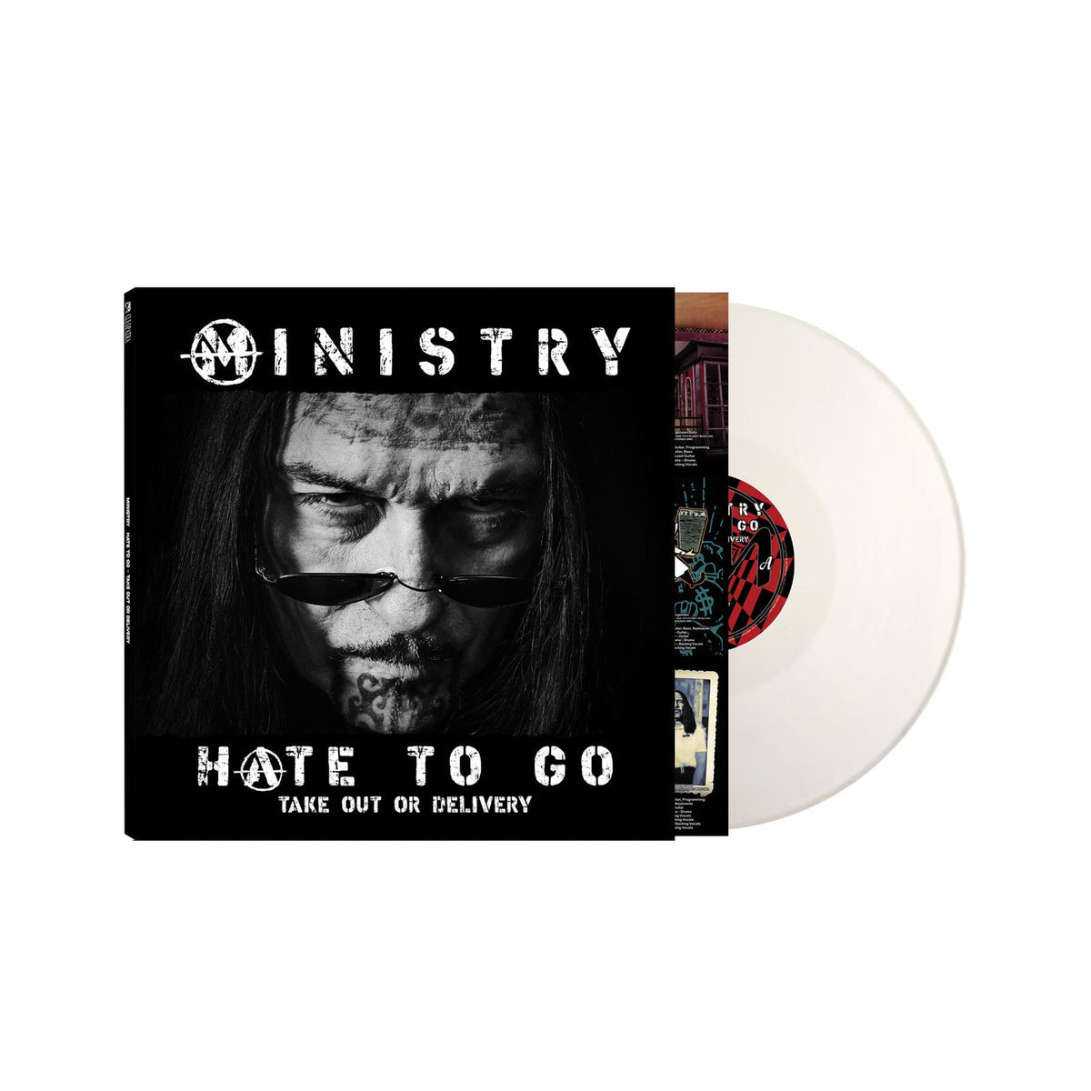 MINISTRY - HATE TO GO - TAKE OUT OR DELIVERY (LIMITED EDITION/WHITE VINYL)