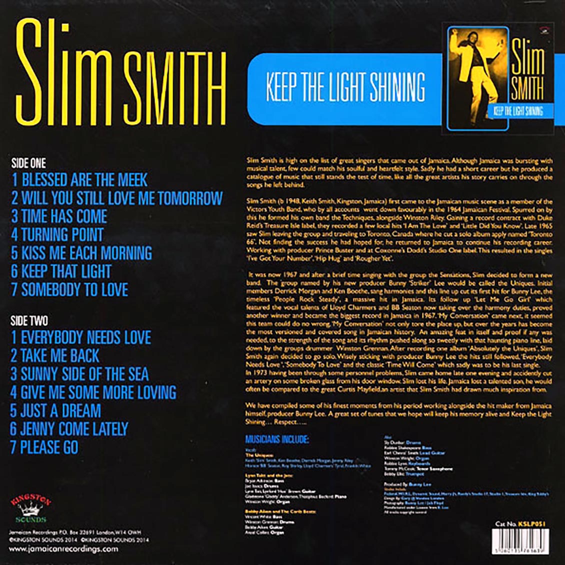 Slim Smith - Keep The Light Shining (180g)