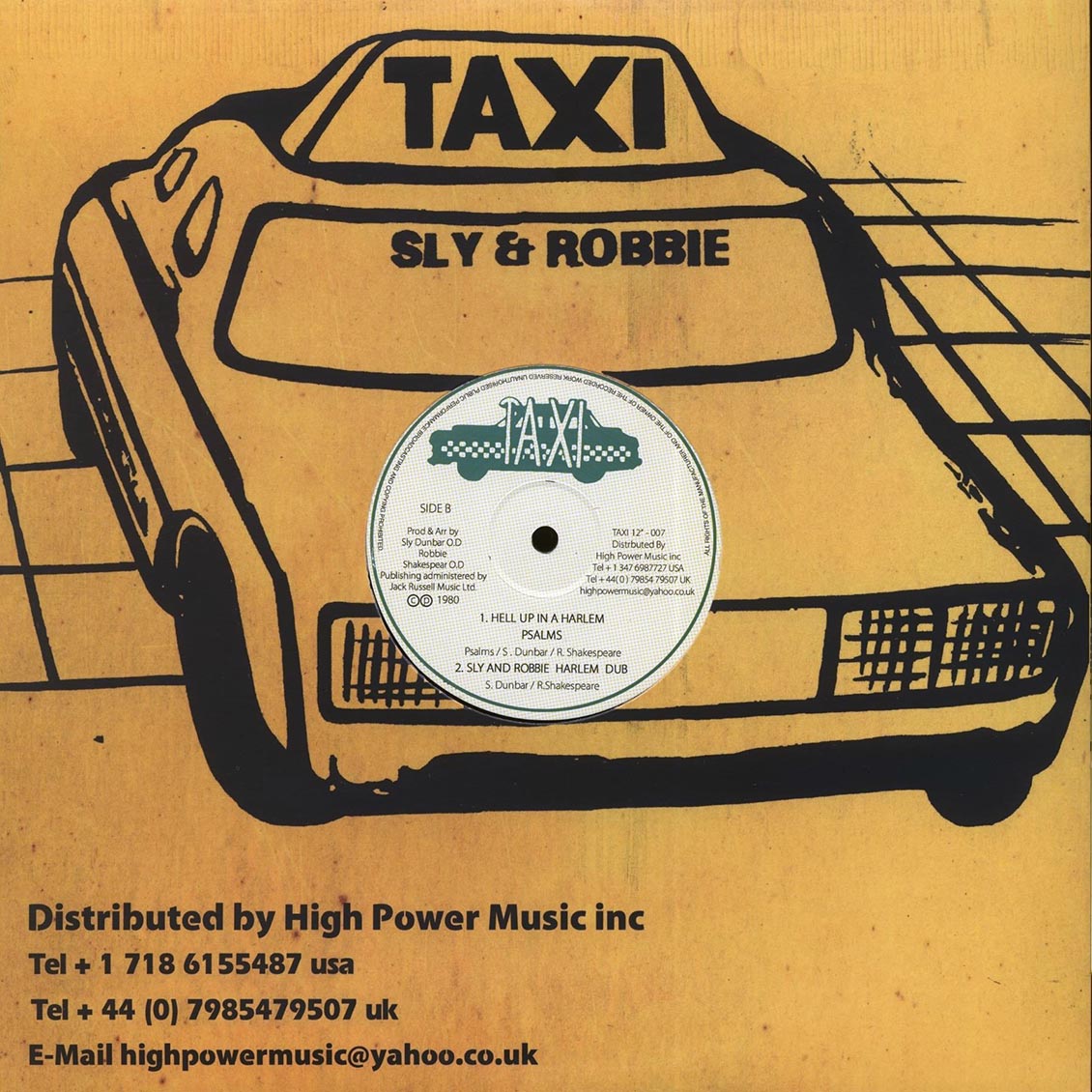 Majesterians - Youth Man; Sly & Robbie - Youth Man Dub / Psalms - Hell Up In A Harlem; Sly & Robbie - Harlem Dub