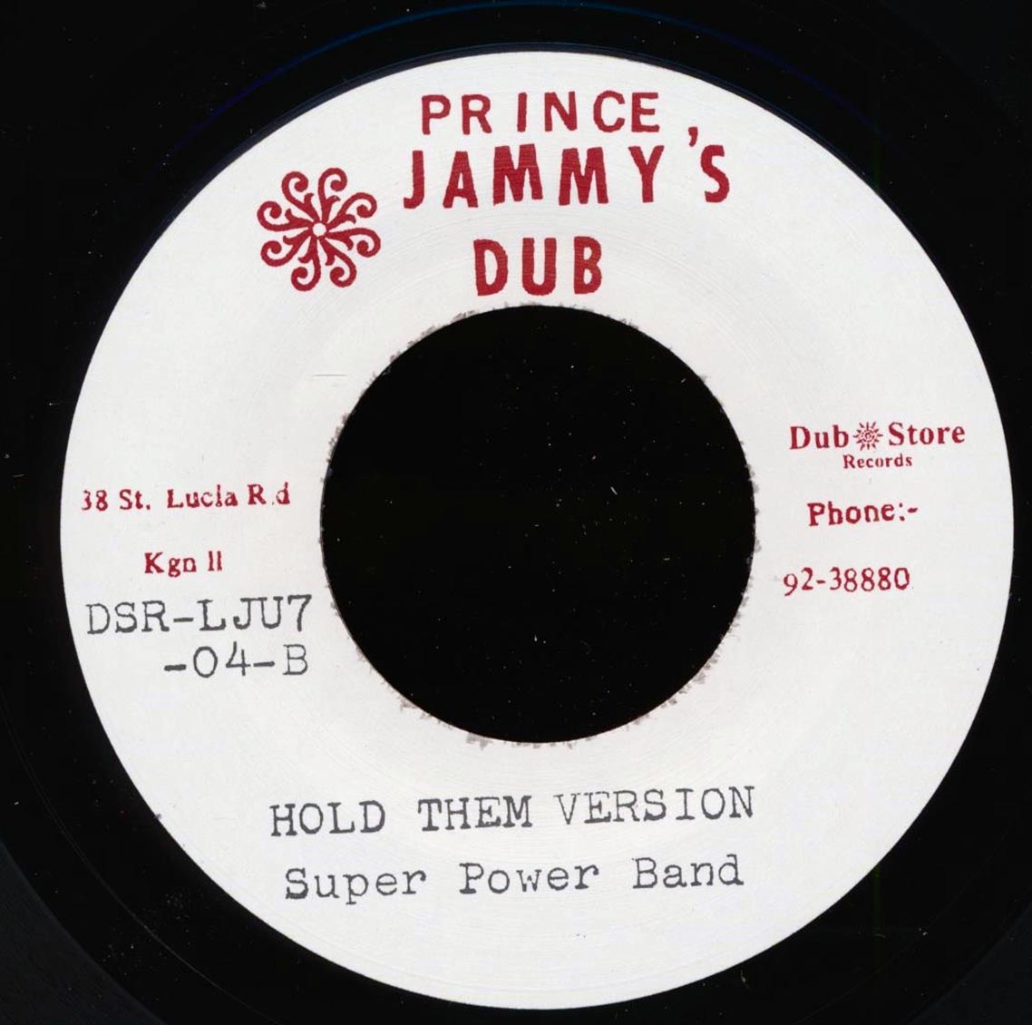 Eccleton Jarrett - Hold Them / Super Power Band - Hold Them Version (Japan)