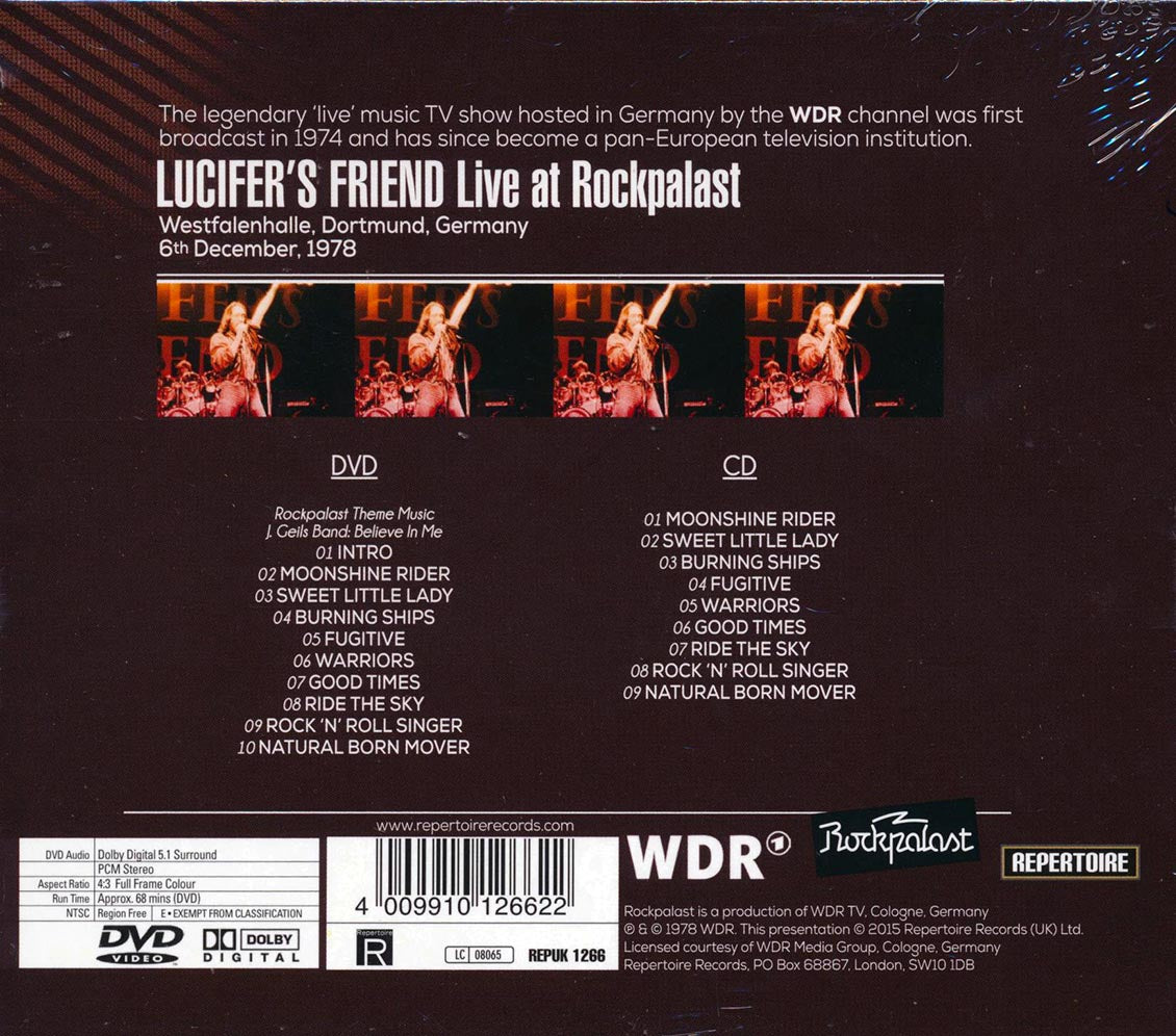 Lucifer's Friend - Live At Rockpalast (incl. DVD)