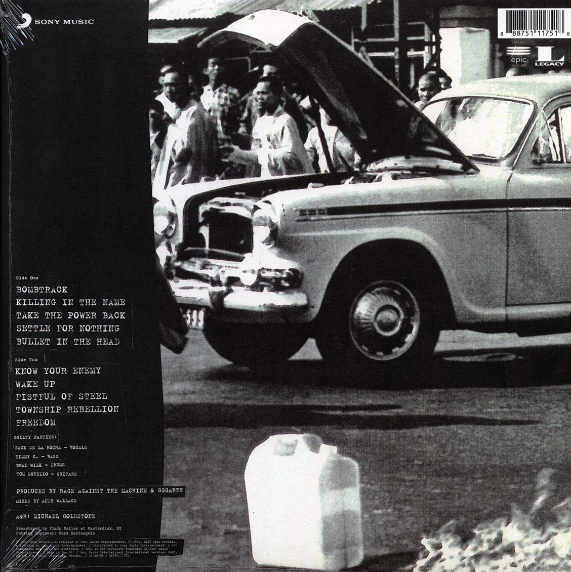 Rage Against The Machine - Rage Against The Machine (180g)