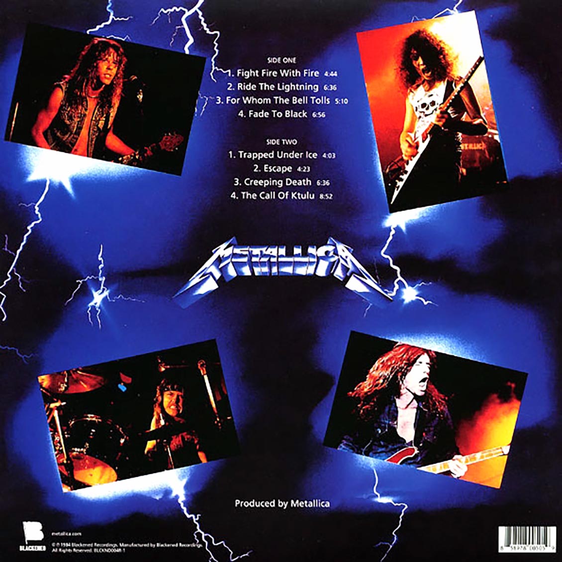 Metallica - Ride The Lightning (180g)
