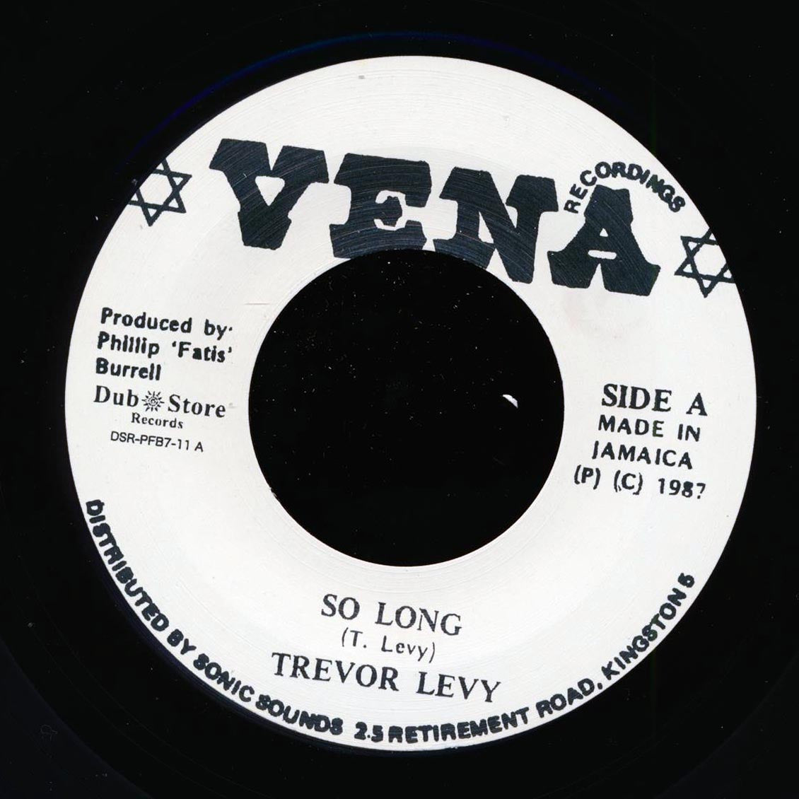 Trevor Levy - So Long / Version (Japan)
