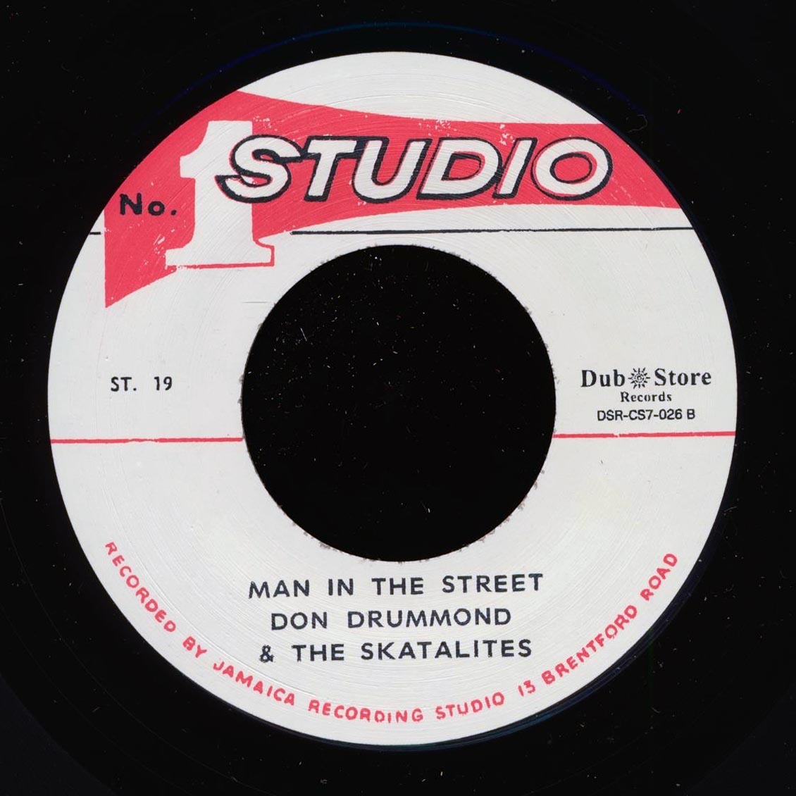 Don Drummond & The Skatalites - Man In The Street / Studio One All Stars - Give Me One More Kiss (Japan) (Japan press)