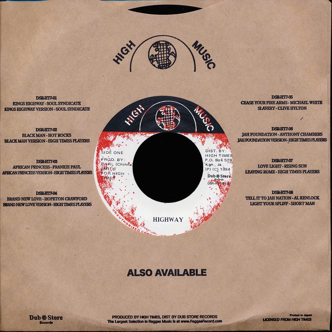 Soul Syndicate - Kings Highway / Soul Syndicate - Highway (Japan) (Japan press)