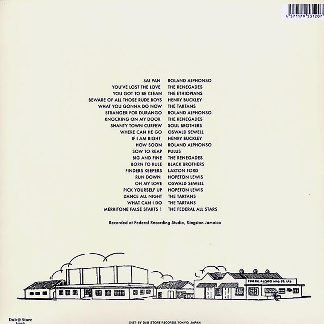 Hopeton Lewis, The Ethiopians, The Renegades, Etc. - Merritone Rock Steady 1: Shanty Town Curfew 1966-1967 (Japan) (Japan press) (2xLP)