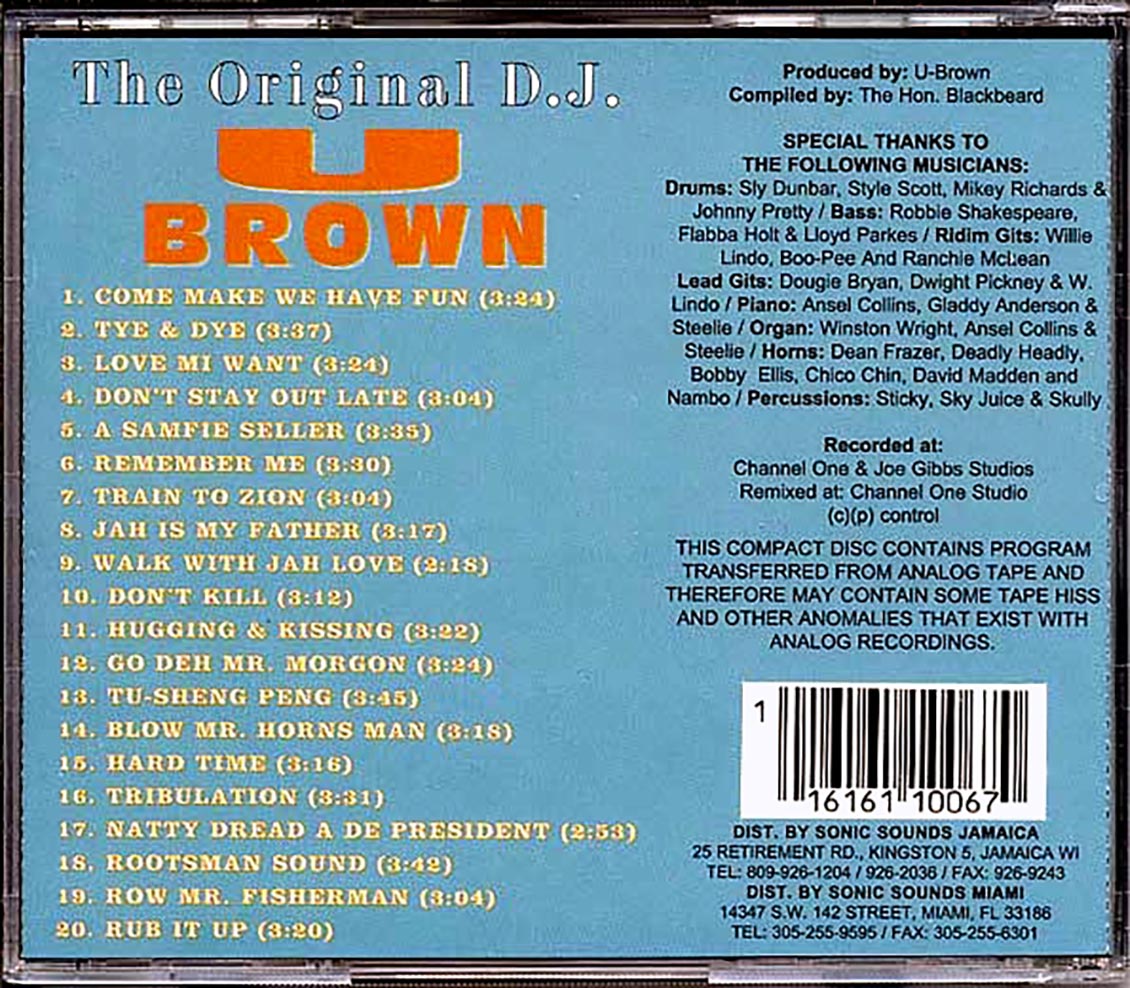 U Brown - The Original DJ (20 tracks)