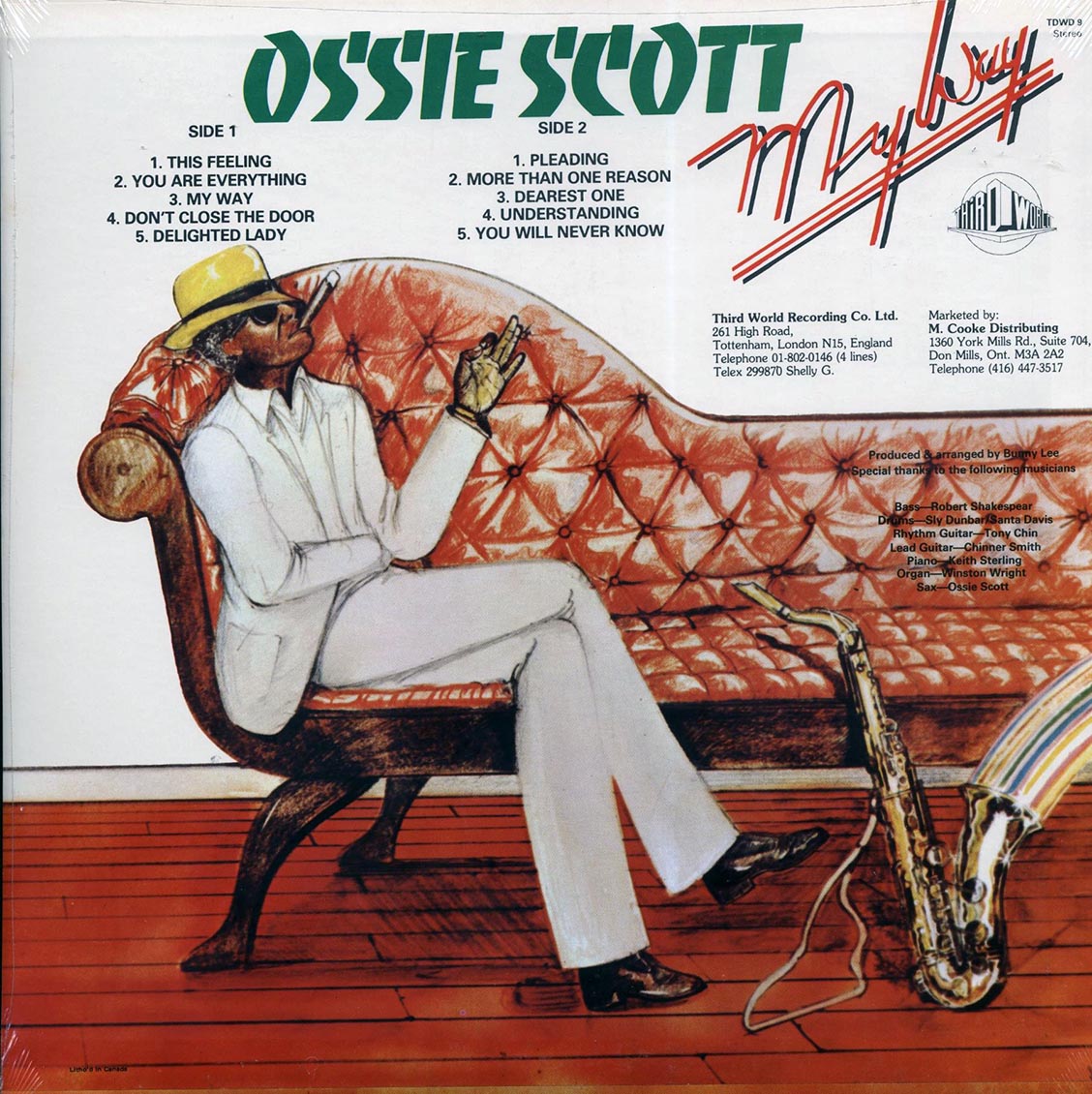 Ossie Scott - My Way (orig. press)
