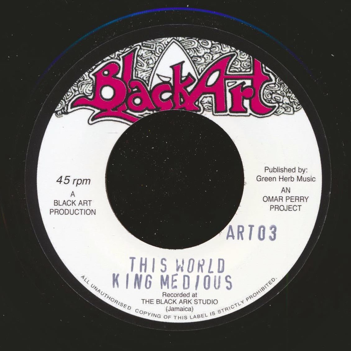 Jr. Byles - Fever / King Medious - This World (rhythm: "Jr. Byles - Fever") (UK press)