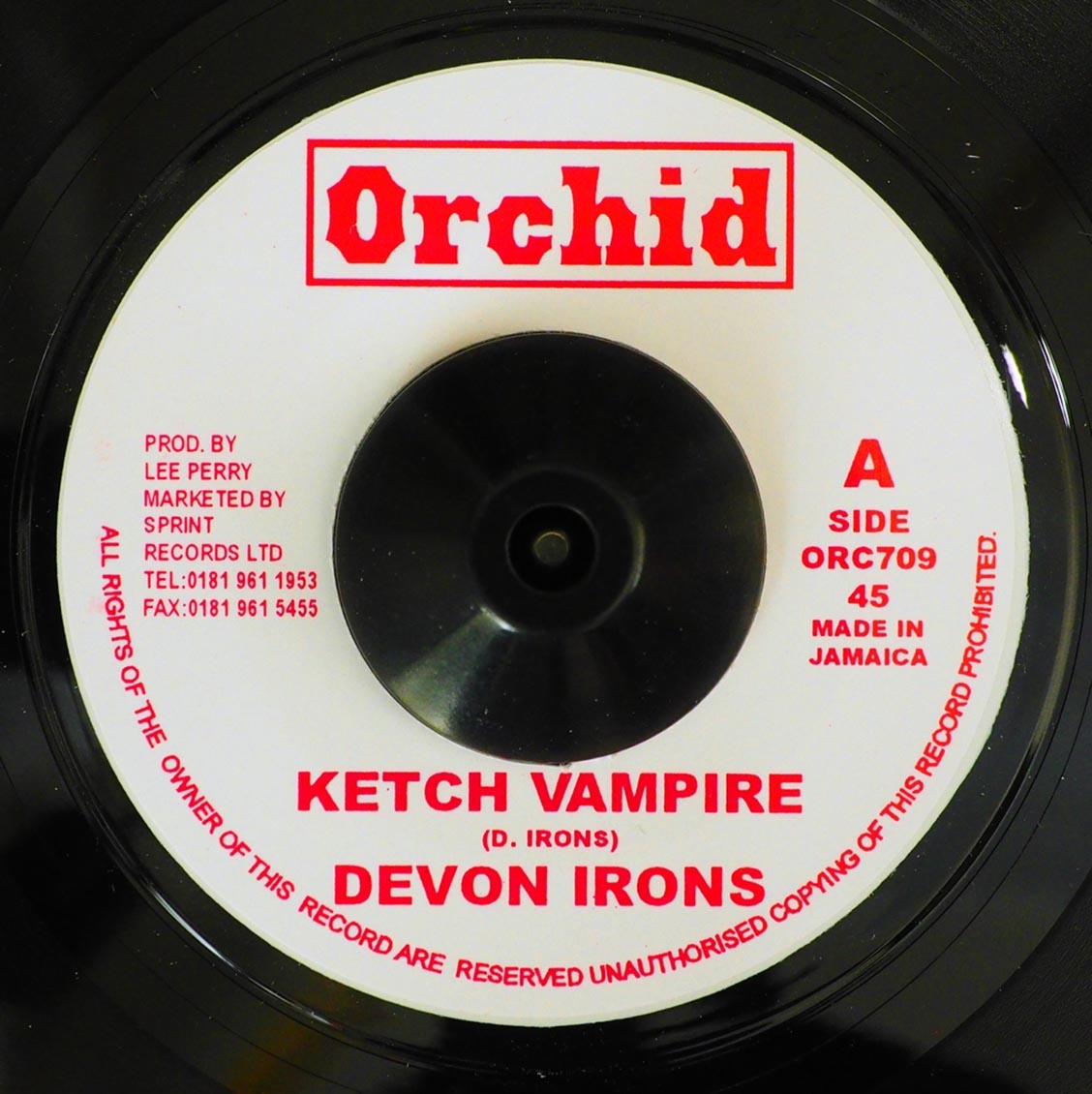 Devon Irons - Ketch Vampire / The Upsetters - Ketch A Dub