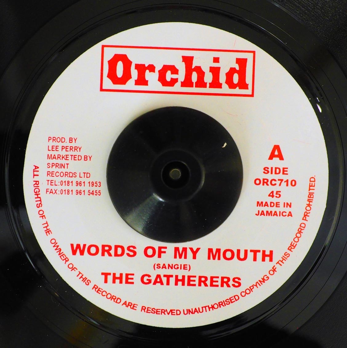 The Gatherers - Words Of My Mouth / The Upsetters - Word A Mouth Dub