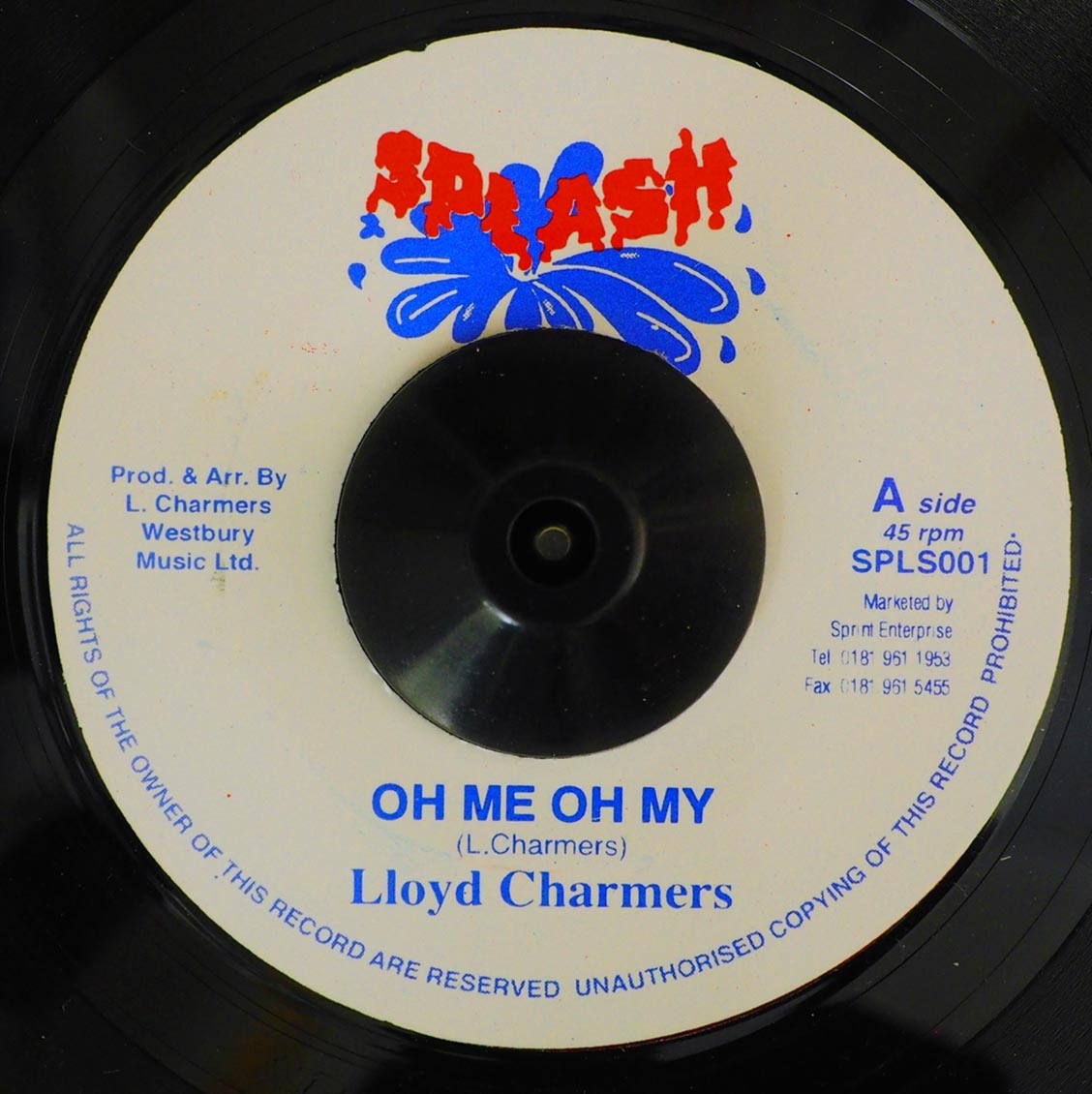 Lloyd Charmers - Oh Me Oh My / Lloyd Charmers - Ishan Cup