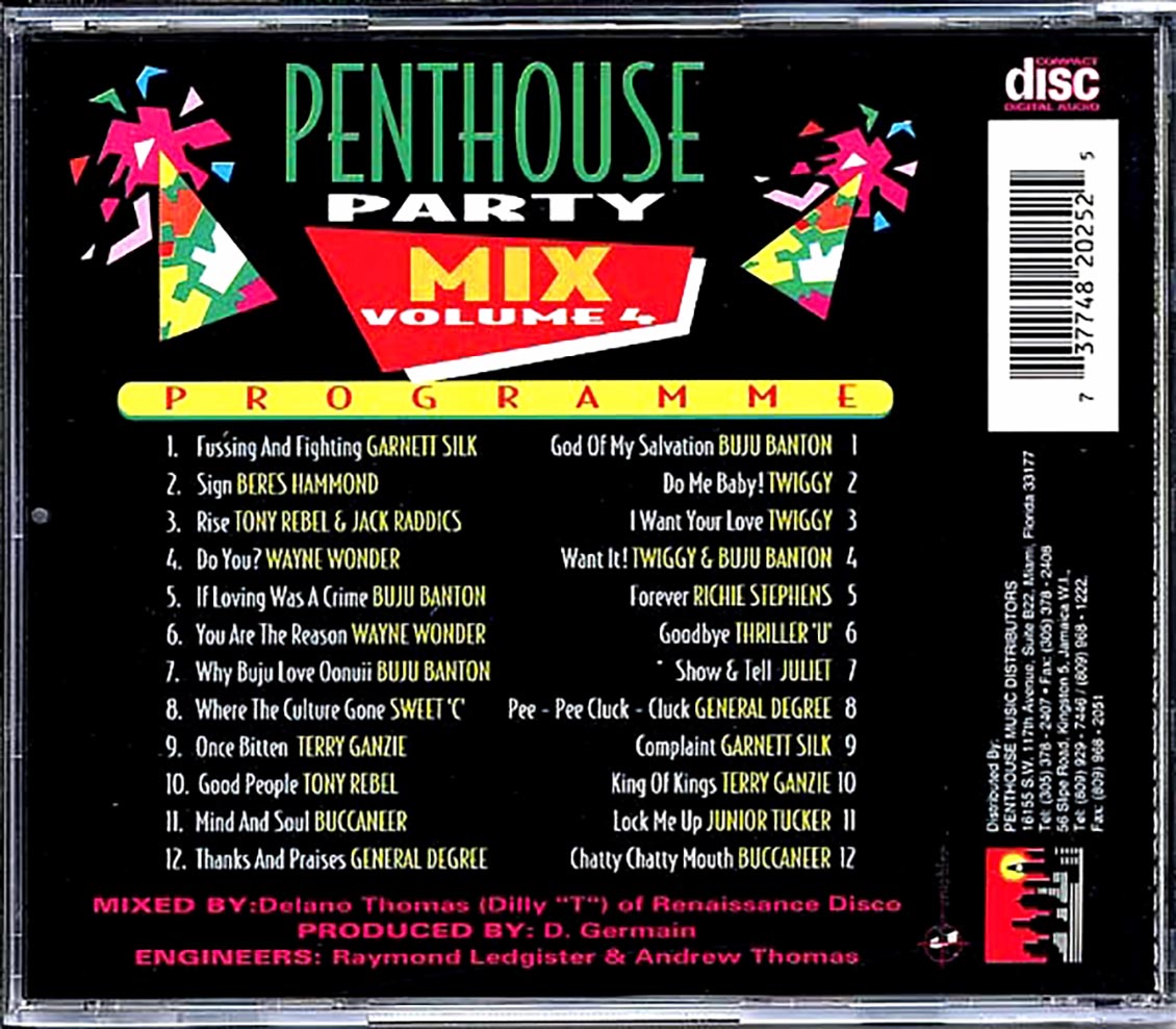 Beres Hammond, Garnett Silk, Tony Rebel, Etc. - Penthouse Party Mix 4