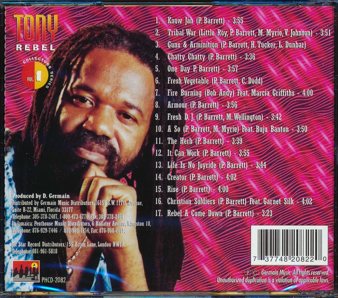 Tony Rebel - Collector's Series Volume 1