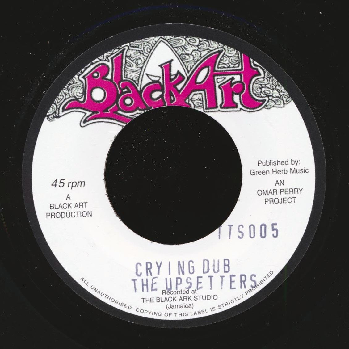 The Heptones - Crying Over You / The Upsetters - Crying Dub (UK press)