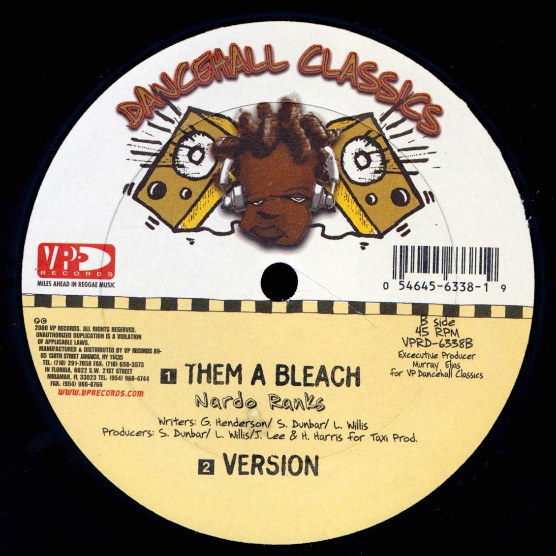 Pliers - Bam Bam / Nardo Ranks - Them A Bleach (rhythm: "Murder She Wrote/Bam Bam")