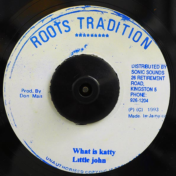 Little John - What Is Catty / Scientist, King Tubby - Version (rhythm: "Answer AKA Never Let Go")