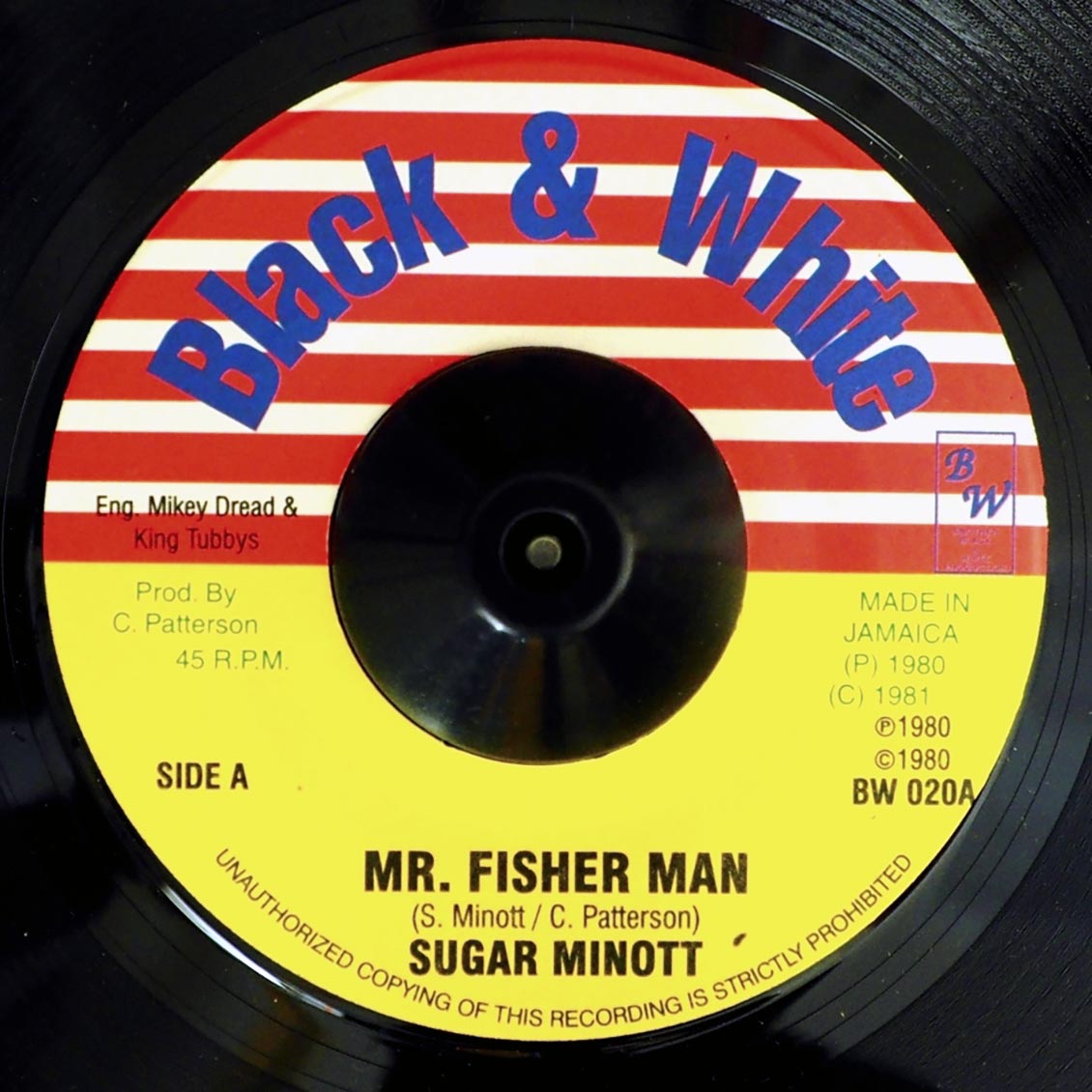 Sugar Minott - Mr. Fisher Man / King Tubby - Deep Sea Dub