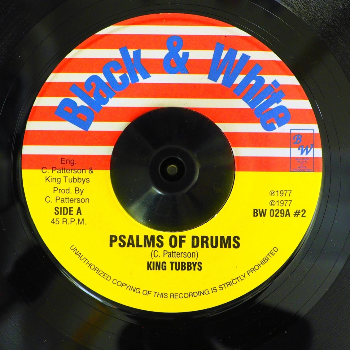King Tubby - Psalms Of Drums / Disc Jockey Skank (rhythm: "Mikey Dread - Love The Dread")