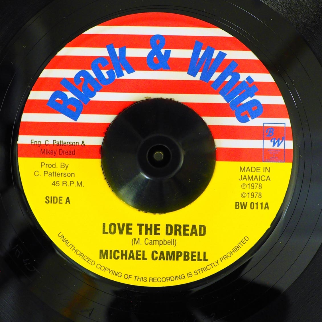 Mikey Dread - Love The Dread / Al Campbell - Keep It Up (rhythm: "Mikey Dread - Love The Dread")
