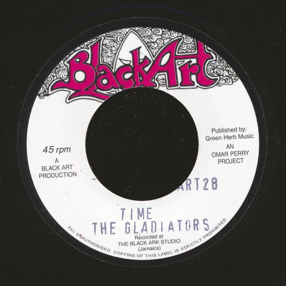 The Gladiators - Time / The Upsetters - Dub In Time (UK press)