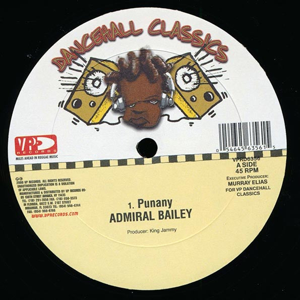 Admiral Bailey - Punanny / Risto Benjie - Gimme The Money (rhythm: "Punanny")