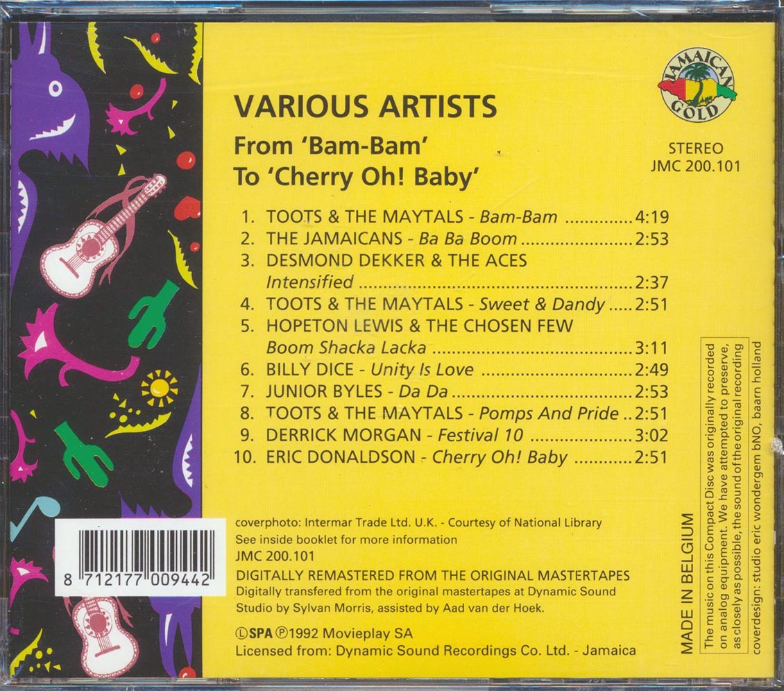 The Jamaicans, Toots & The Maytals, Desmond Dekker, Hopeton Lewis, Etc. - From Bam Bam To Cherry Oh Baby (remastered)
